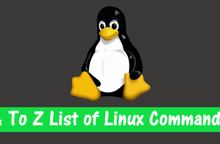 A To Z List of Linux Commands